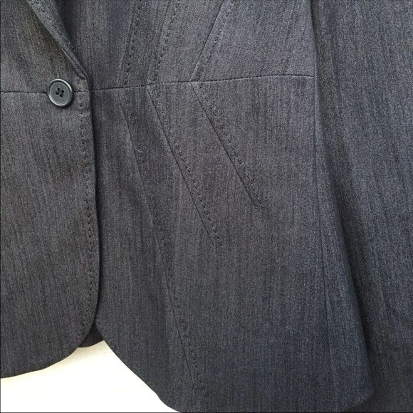 Calvin Klein Women's One Button Blazer Jacket Size 8 - Picture 6 of 12